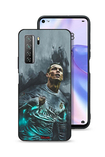 Tolwak غطاء حماية واقٍ لهاتف هواوي نوفا 7 SE 5G بتصميم كريستيانو رونالدو الفني