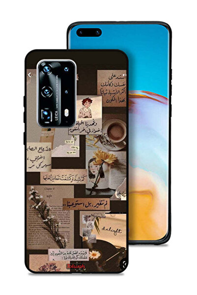 Tolwak غطاء حماية لهاتف هواوي بي 40 برو بلس 5G بنقشة اقتباسات عربية عتيقة