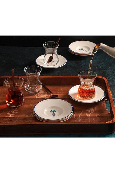 Porland 12 Piece Tea Set for 6 People
