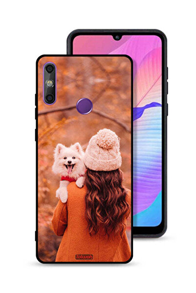 Tolwak Huawei Enjoy 20e Protective Case Cover Holding Puppy