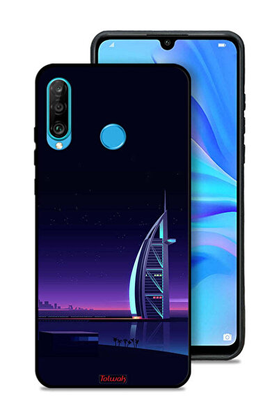 Tolwak غطاء حماية لهاتف هواوي نوفا 4e - فن برج العرب الرقمي