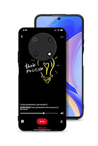 Tolwak غطاء حماية لهاتف هواوي نوفا Y90 - فكر بإيجابية