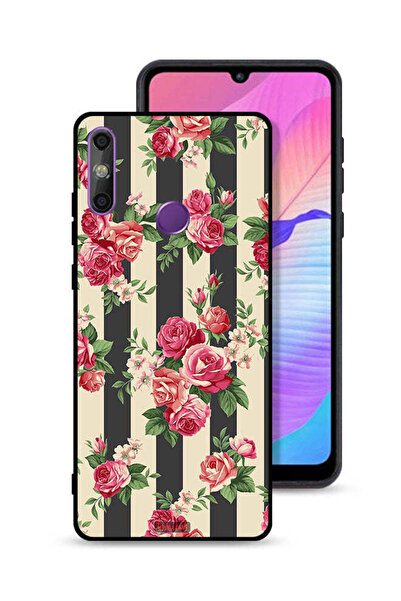 Tolwak غطاء حماية لهاتف هواوي إنجوي 20e بنقشة الورود