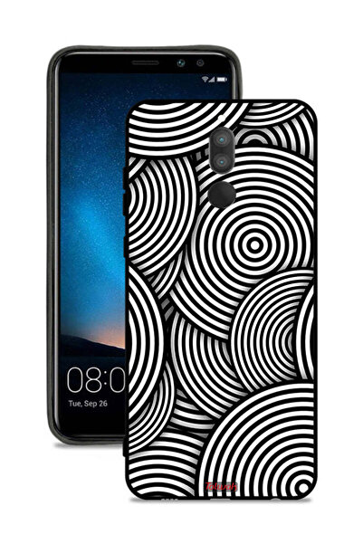 Tolwak غطاء حماية لهاتف هواوي ميت 10 لايت بنمط دوائر وهمية