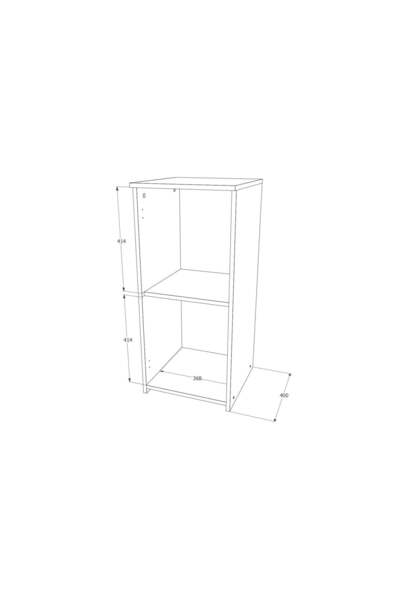 haaus.ro Συρταριέρα haaus Creta, Μία Πόρτα, Μπρονζέ Δρυς, 40 x 42 x 90 εκ.