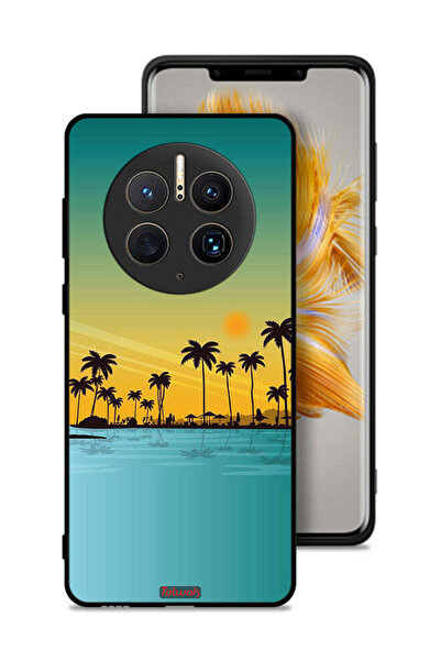 Tolwak غطاء حماية لهاتف هواوي ميت 50 برو، منظر طبيعي، فن تجريدي