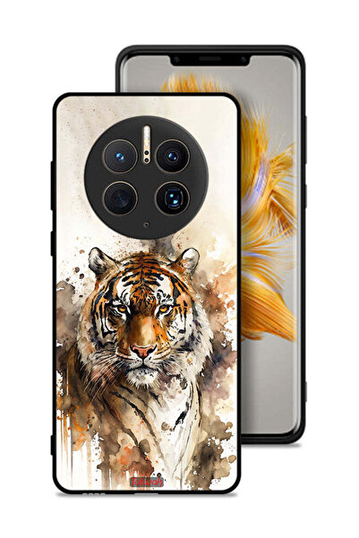 Tolwak غطاء حماية لهاتف هواوي ميت 50 برو بتصميم فن تجريدي من جلد الفهد