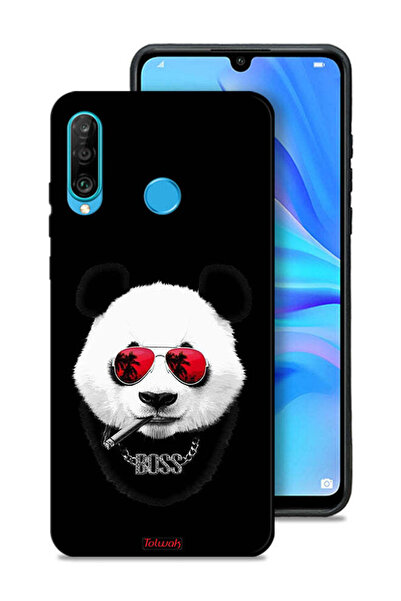 Tolwak غطاء حماية لهاتف هواوي P30 لايت بتصميم بوس باندا