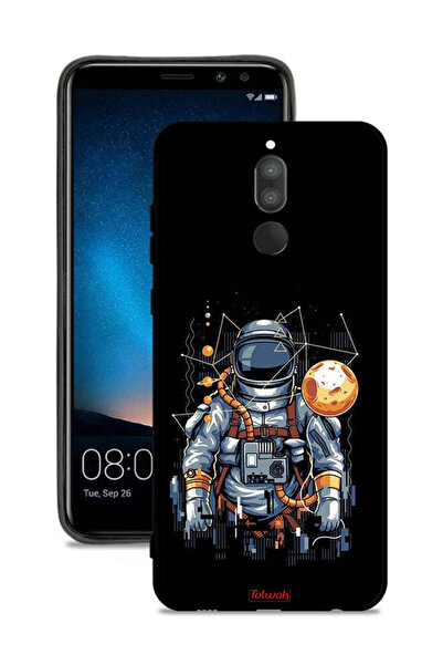 Tolwak غطاء حماية لهاتف هواوي ميت 10 لايت بتصميم رائد فضاء تجريدي
