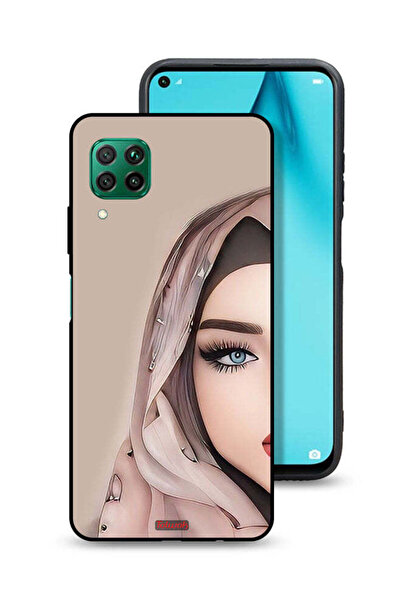 Tolwak غطاء حماية لهاتف هواوي بي 40 لايت 4G برسم فتاة نصف وجه