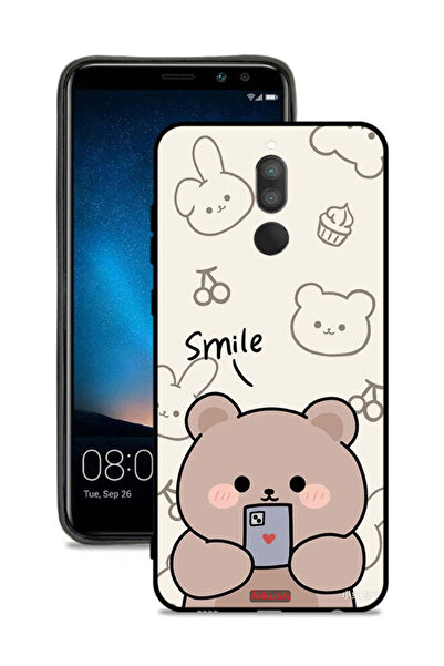 Tolwak غطاء حماية لهاتف هواوي ميت 10 لايت برسومات الدب المبتسم