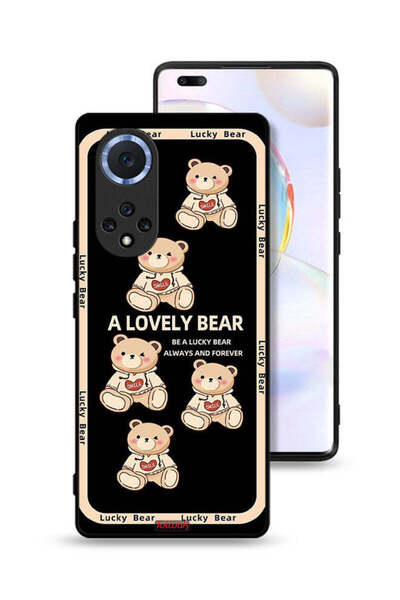 Tolwak غطاء حماية لهاتف Honor 50 Pro بتصميم دب جميل
