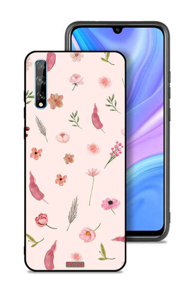 Tolwak غطاء حماية لهاتف هواوي بي سمارت إس بنقشة أوراق وورود