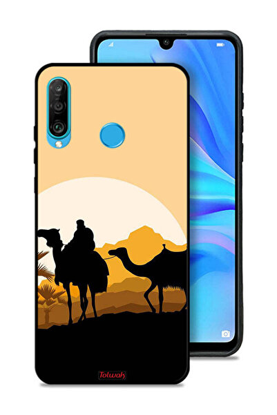 Tolwak غطاء حماية لهاتف هواوي P30 لايت بتصميم فن الجمال في الصحراء