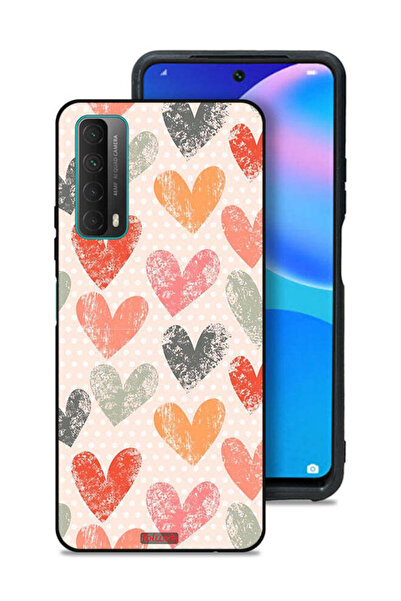 Tolwak غطاء حماية لهاتف هواوي بي سمارت (2021) برسومات قلوب
