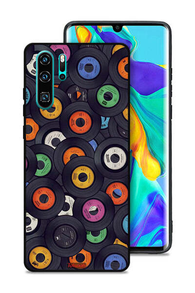 Tolwak غطاء حماية لهاتف هواوي بي 30 برو بنقشة أقراص مضغوطة