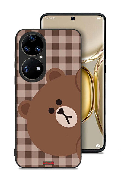 Tolwak غطاء حماية هواوي بي 50 برو على شكل دب تيدي