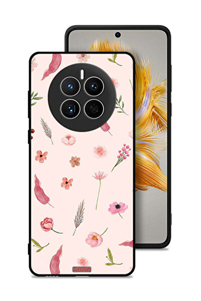 Tolwak غطاء حماية لهاتف هواوي ميت 50 بنقشة أوراق وورود