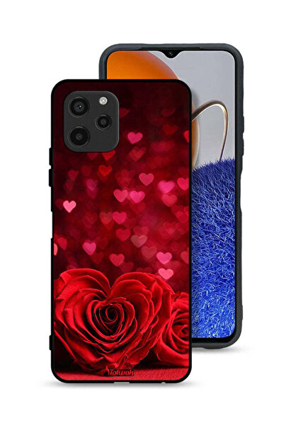 Tolwak غطاء حماية لهاتف هواوي نوفا Y61 بنقشة زهور على شكل قلب وفن تجريدي