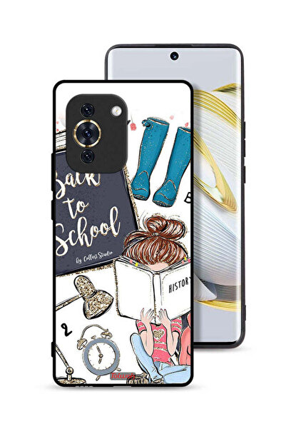 Tolwak غطاء حماية لهاتف هواوي نوفا 10 بتصميم فتاة مدرسية تقرأ التاريخ