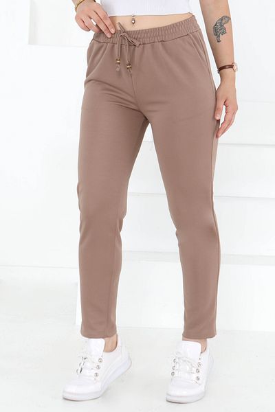 TOFİSA Παντελόνι Carrot Dark Mink - 27076