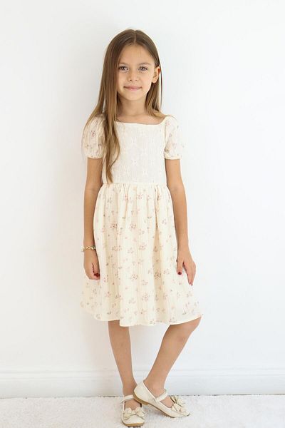 MiaBaby Lacy Muslin Dress