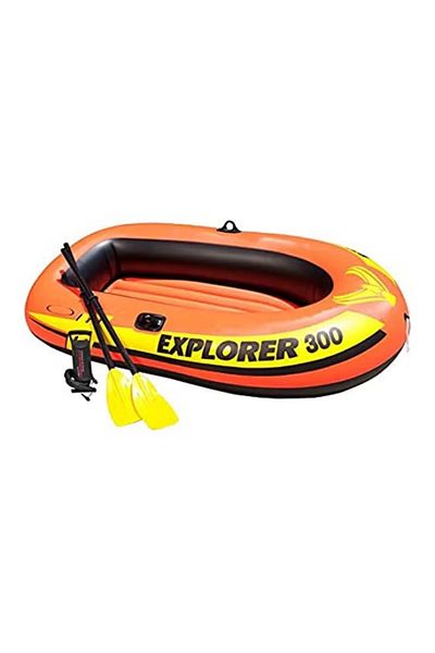 Intex Explorer 300 Inflatable Boat Set For 3 Person 211 x 117 x 41cm