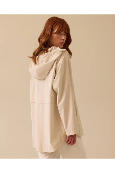 SEÇİL Καμπαρντίνα με κουκούλα με φερμουάρ