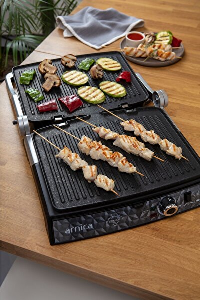 Arnica Diamond GH26250 Granit Izgaralı Tost Makinesi Rose