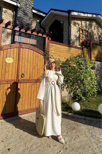 lurex moda Mira Linen Dress
