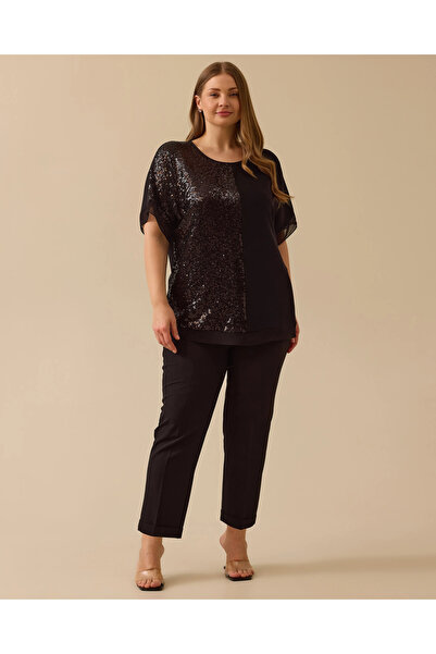 Gala-Xi Μπλούζα με παγιέτες μεγάλου μεγέθους