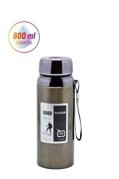 Toybox Stainless Steel Standard Mouth Water Bottle with Flex Cap and Double Wall Vacuum Insulation for Men