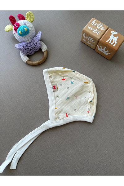 greenmoss Newborn Muslin Hat
