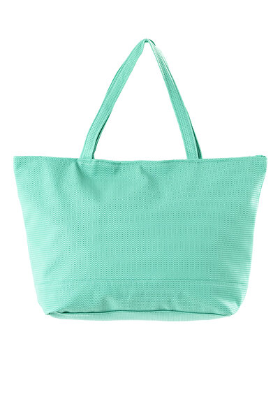 REMSA Τσάντα παραλίας με μαλακή δερμάτινη υφή 5555 Mint