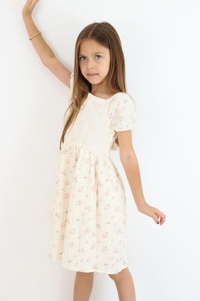 MiaBaby Lacy Muslin Dress