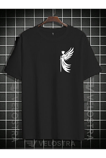 Velostra تي شيرت كبير الحجم مطبوع عليه راقصة الباليه للجنسين