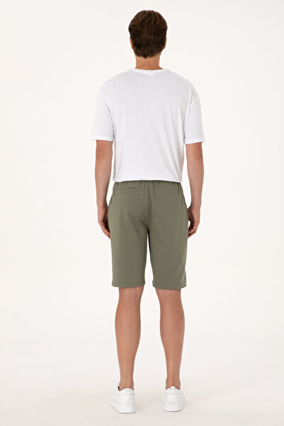 U.S. Polo Assn. Erkek Koyu Haki Örme Şort 50305925-VR111
