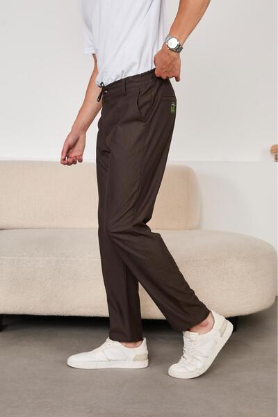 HA-KA GİYİM Men's New Season Jogger Pants Regular Fit Jogger Pants with Flap Button Detail