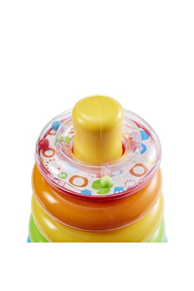 BYCEGU Eco-Friendly Colorful Rings Baby Toy 12 Months+