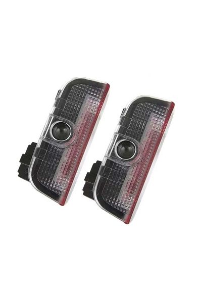 divendi-ro Set de 2 lampi LED pentru uși auto compatibile cu sigla VW