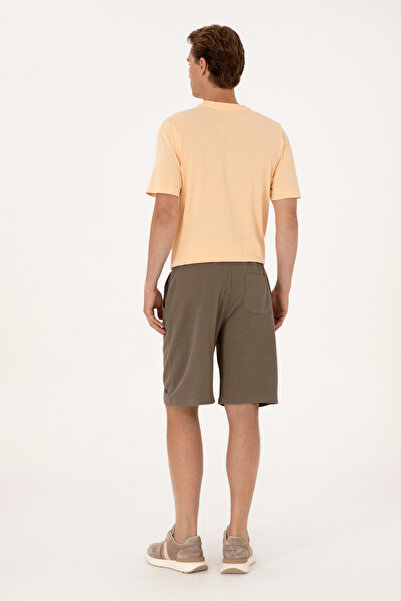 U.S. Polo Assn. Erkek Vizon Örme Şort 50300107-VR052