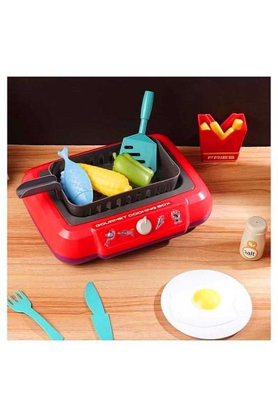 Art Tone Limon Magi̇c Chef Magic Cooker 2A550 Bbq Set with Light and Sound 20 Pieces 3+