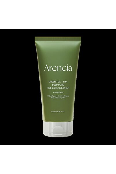 Arencia - Green Tea + LHA Deep Pore Rice Cake Cleanser(Yağlı ciltler için tem...