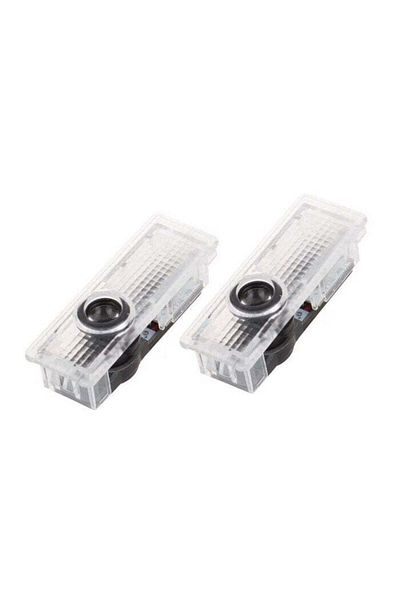 divendi-ro Set of 2 LED car door lamps compatible with BMW logo