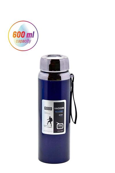 Toybox Stainless Steel Standard Mouth Water Bottle with Flex Cap and Double-Wall Vacuum Insulation for Men