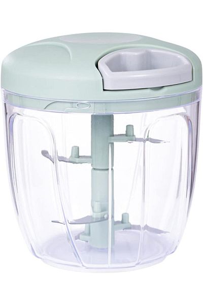 Blackstone Handy Food Chopper, Manual With Stainless Steel Blades, 0.9 Liters (Green, 900 ML)