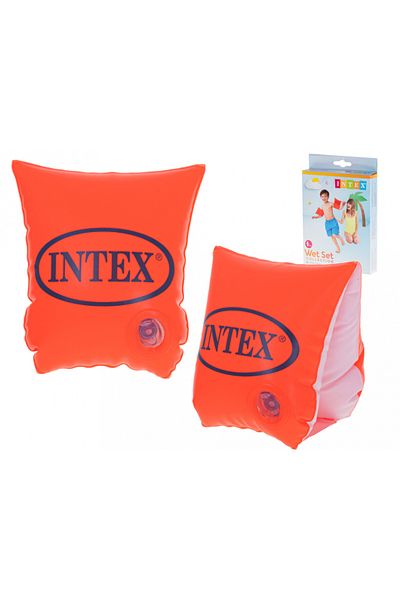 Intex Inflatable swimming fins for children Orange
