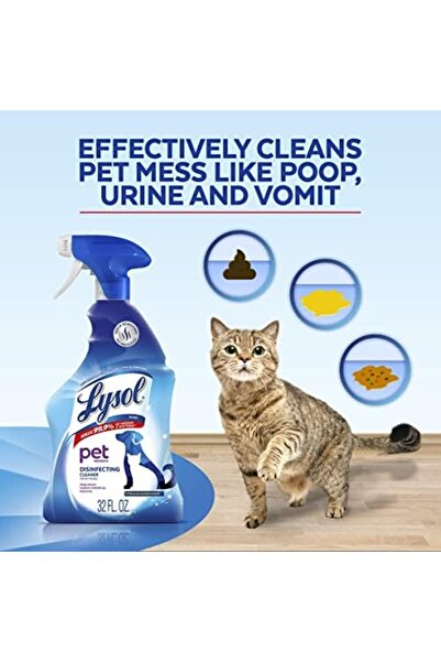 Lysol Pet Solutions – Disinfecting Cleaning Spray, Citrus Blossom Scent, 32 Fl Oz