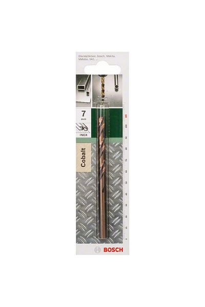 Bosch High Precision Metal Twist Drill Bit Copper 7 x 109mm