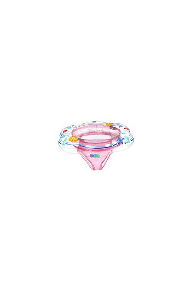 OEM Inflatable ring for children with seat, pink